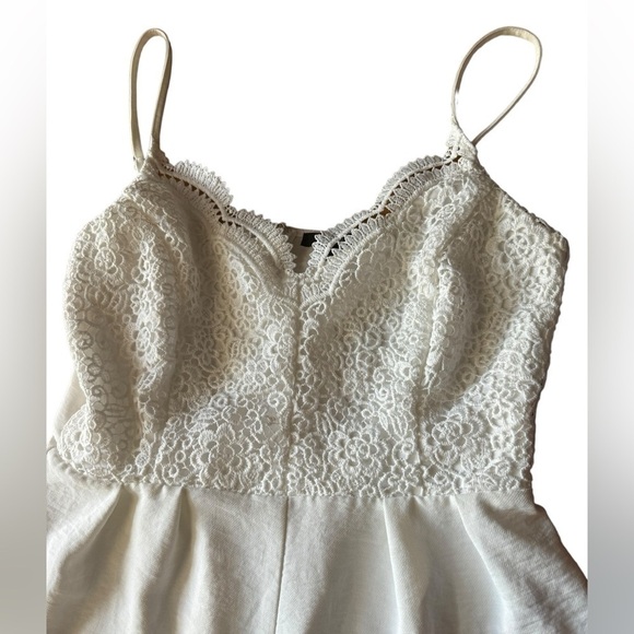 forever 21 Dukes of Dallas white romper - Picture 2 of 6